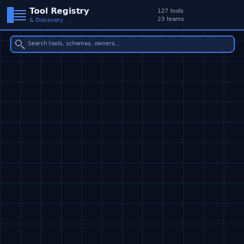 Tool registry demo
